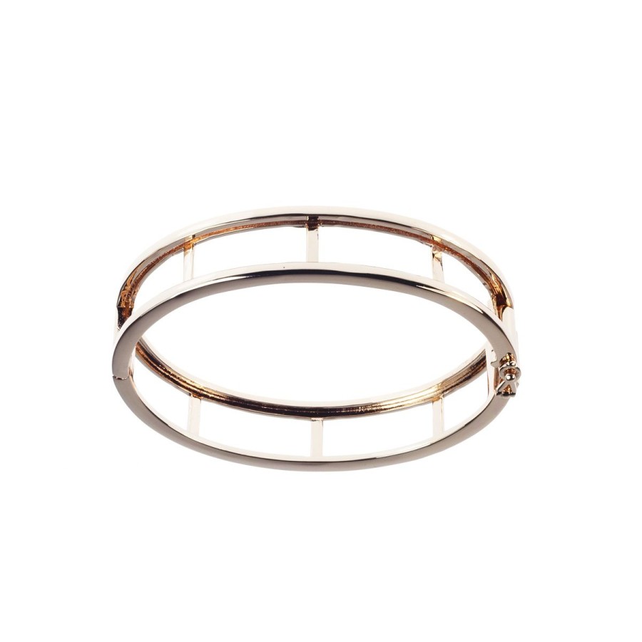 Componibili Magnolia Gioielli Bracciale Mood | Base Bracciale Mood In Metallo Anallergico Con Vera Placcatura Oro Rosa Mis. M