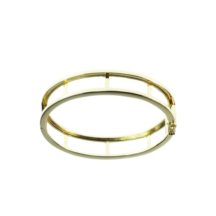 Componibili Magnolia Gioielli Bracciale Mood | Base Bracciale Mood In Metallo Anallergico Con Vera Placcatura Oro Giallo Mis. M