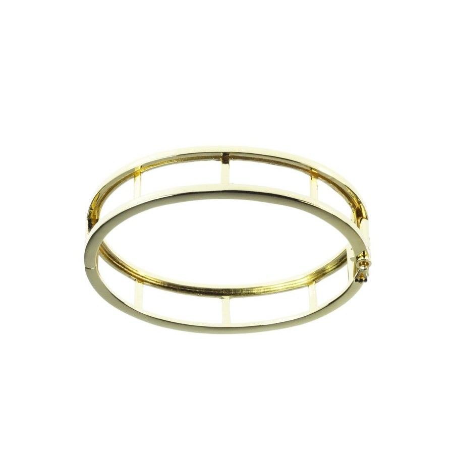 Componibili Magnolia Gioielli Bracciale Mood | Base Bracciale Mood In Metallo Anallergico Con Vera Placcatura Oro Giallo Mis. S